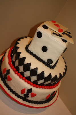 Playing Cards Themed Cake