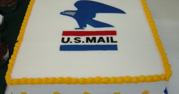 Post Office Retirement Cake