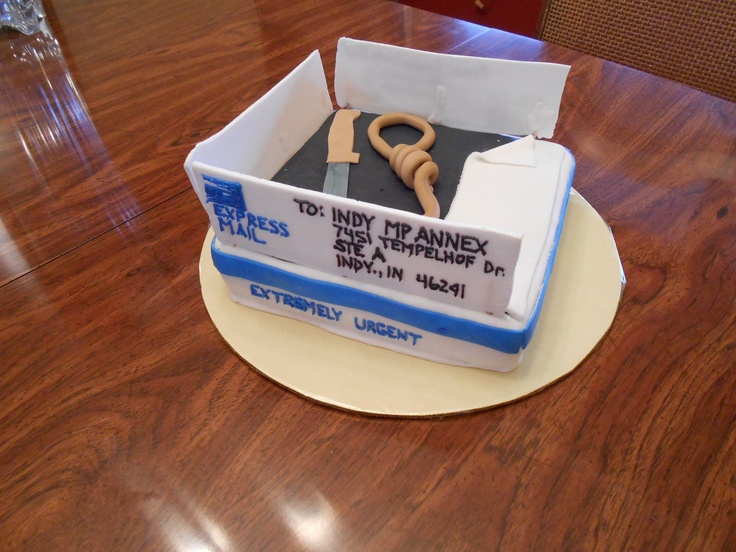 Postal Retirement Cake