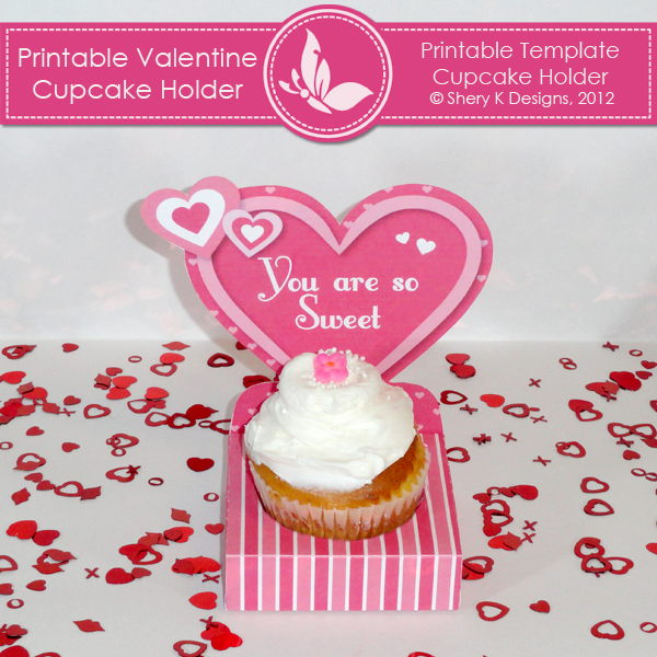 5 Photos of Valentine's Day Cupcakes Holder