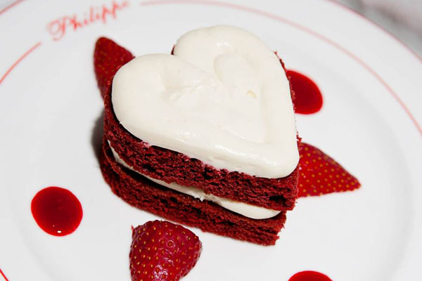 Red Velvet Cake Valentine's Day Heart