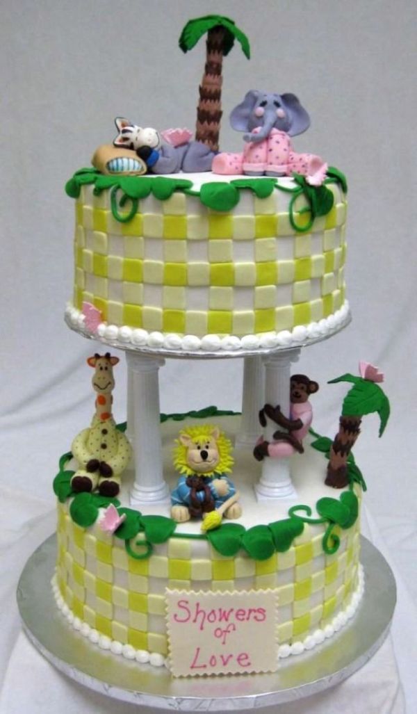 Safari Baby Shower Cake Idea