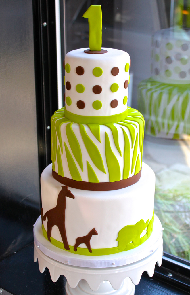 Safari Baby Shower Cake