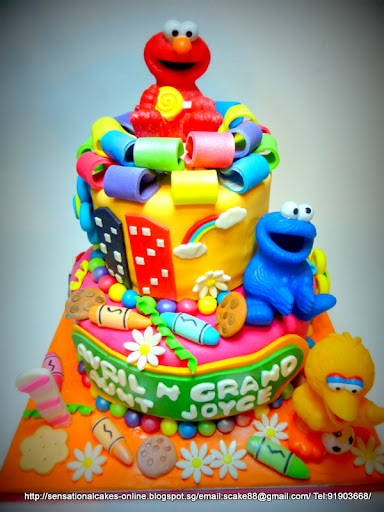 6 Photos of Sesame Street Birthday Cakes Singapore