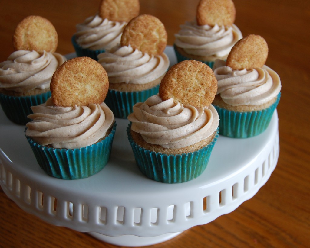 Snickerdoodle Cupcakes with Cinnamon Frosting