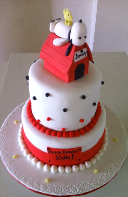 Snoopy Birthday Cake