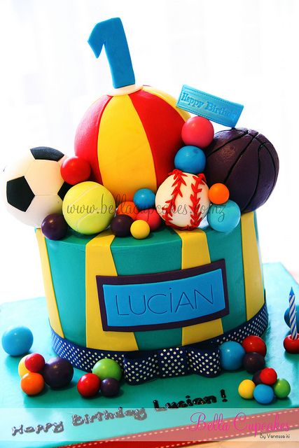 Sports Balls Cake