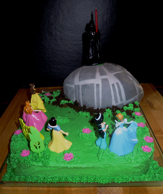 Star Wars Disney Princess Cake