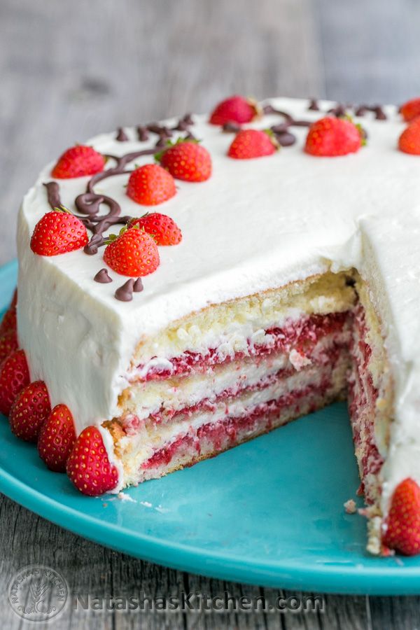 Strawberry Layer Cake Recipe