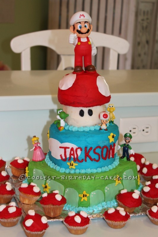 Super Mario Birthday Cake Ideas