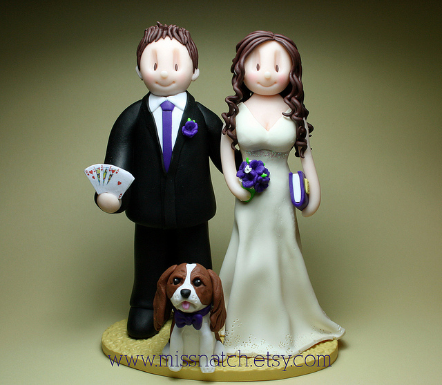 Teacher Wedding Cake Topper