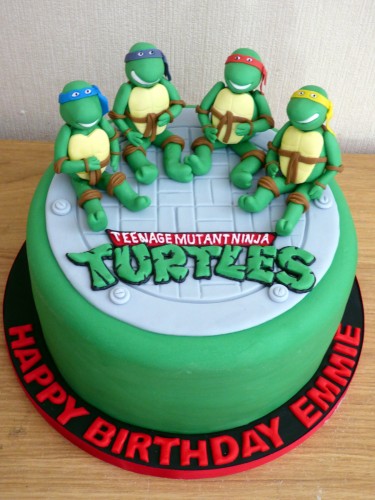 Teenage Mutant Ninja Turtles Birthday Cake