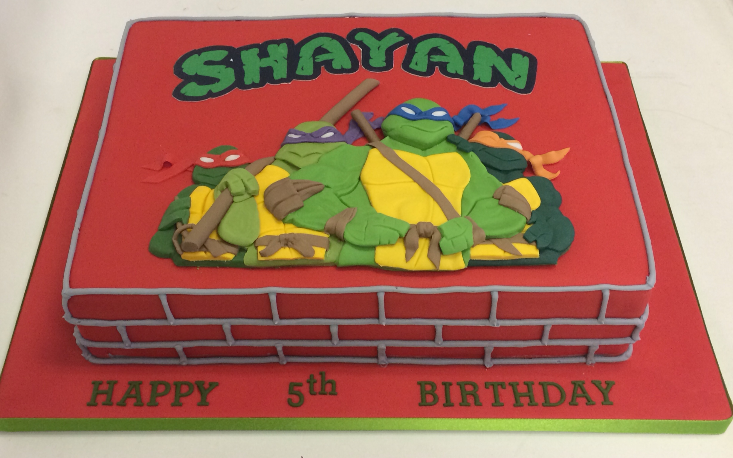 Teenage Mutant Ninja Turtles Birthday Cakes for Boys