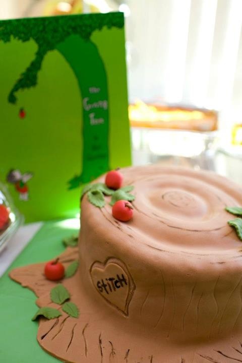 The Giving Tree Baby Shower Cake