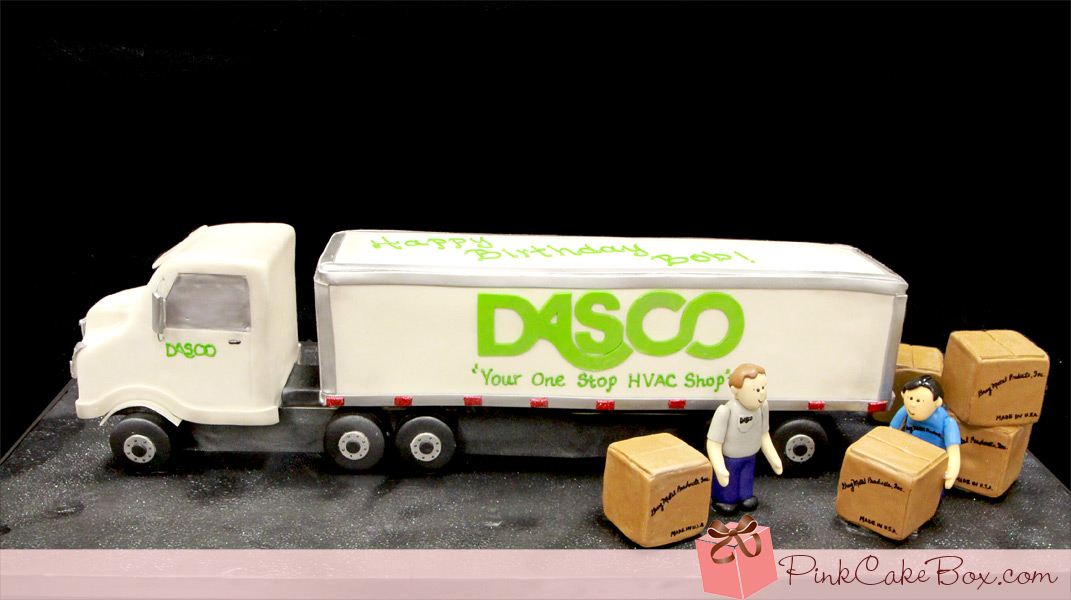 Tractor-Trailer Truck Cake