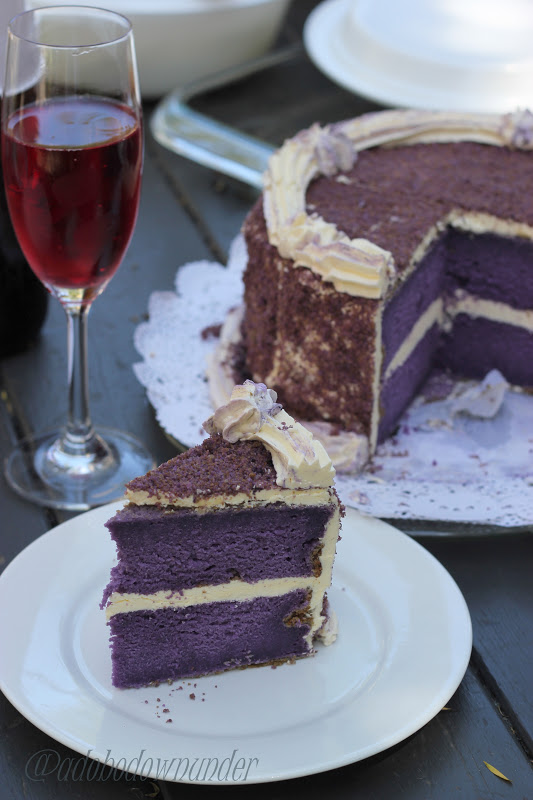 Ube Purple Yam Cake Filipino Recipe