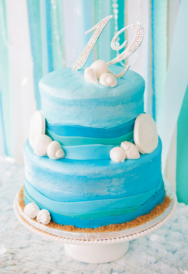 Under the Sea Birthday Party Cake