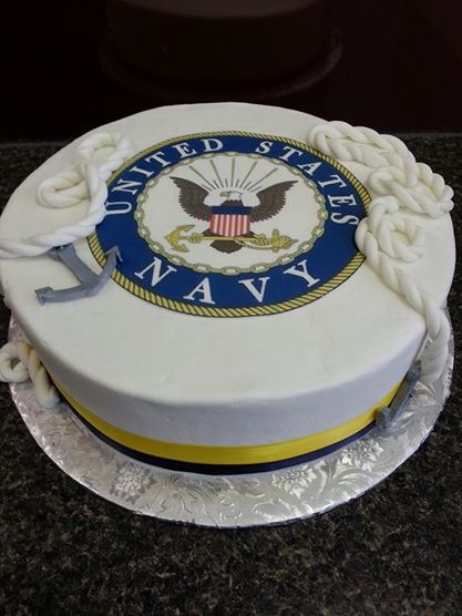 US Navy Birthday Cake