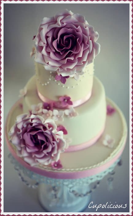 Vintage Birthday Cake