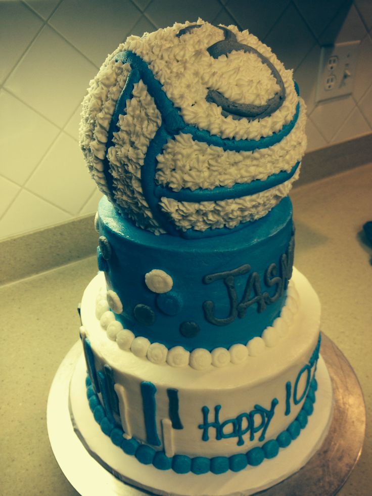 Volleyball Birthday Cake