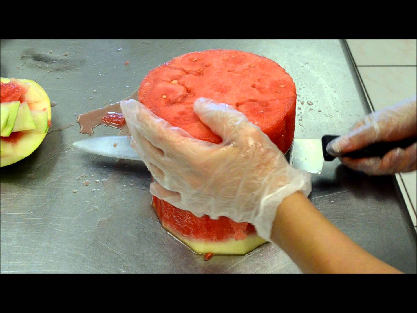 Watermelon Cake with Whipped Cream