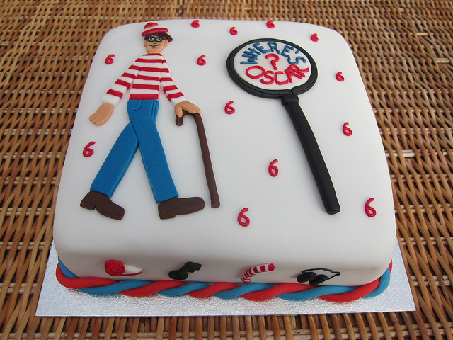 Where's Waldo Birthday Cake