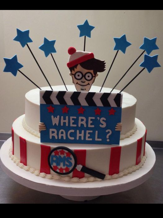 Where's Waldo Birthday Cake