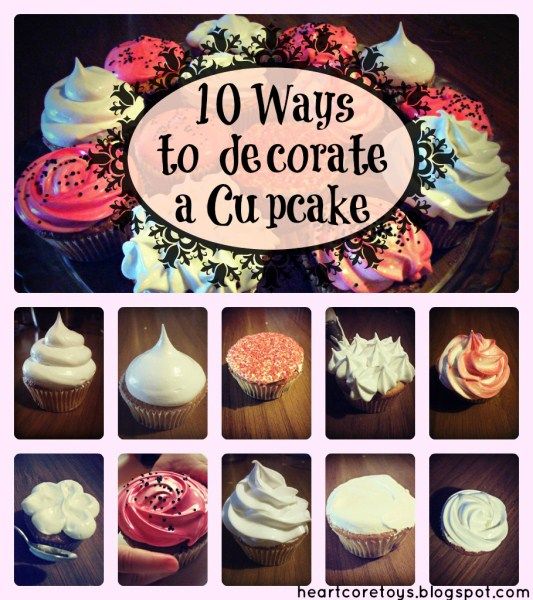 10 Ways to Decorate a Cupcake