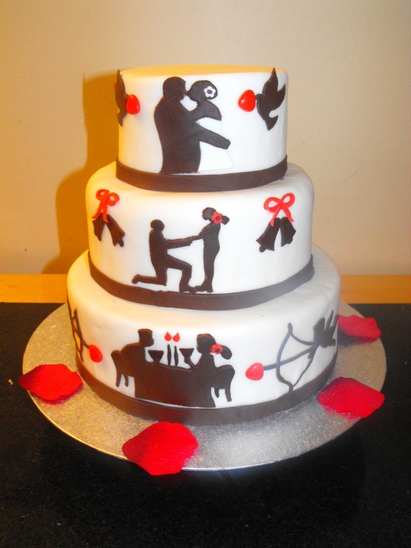 10 Year Wedding Anniversary Cakes