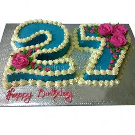 27th Birthday Cake