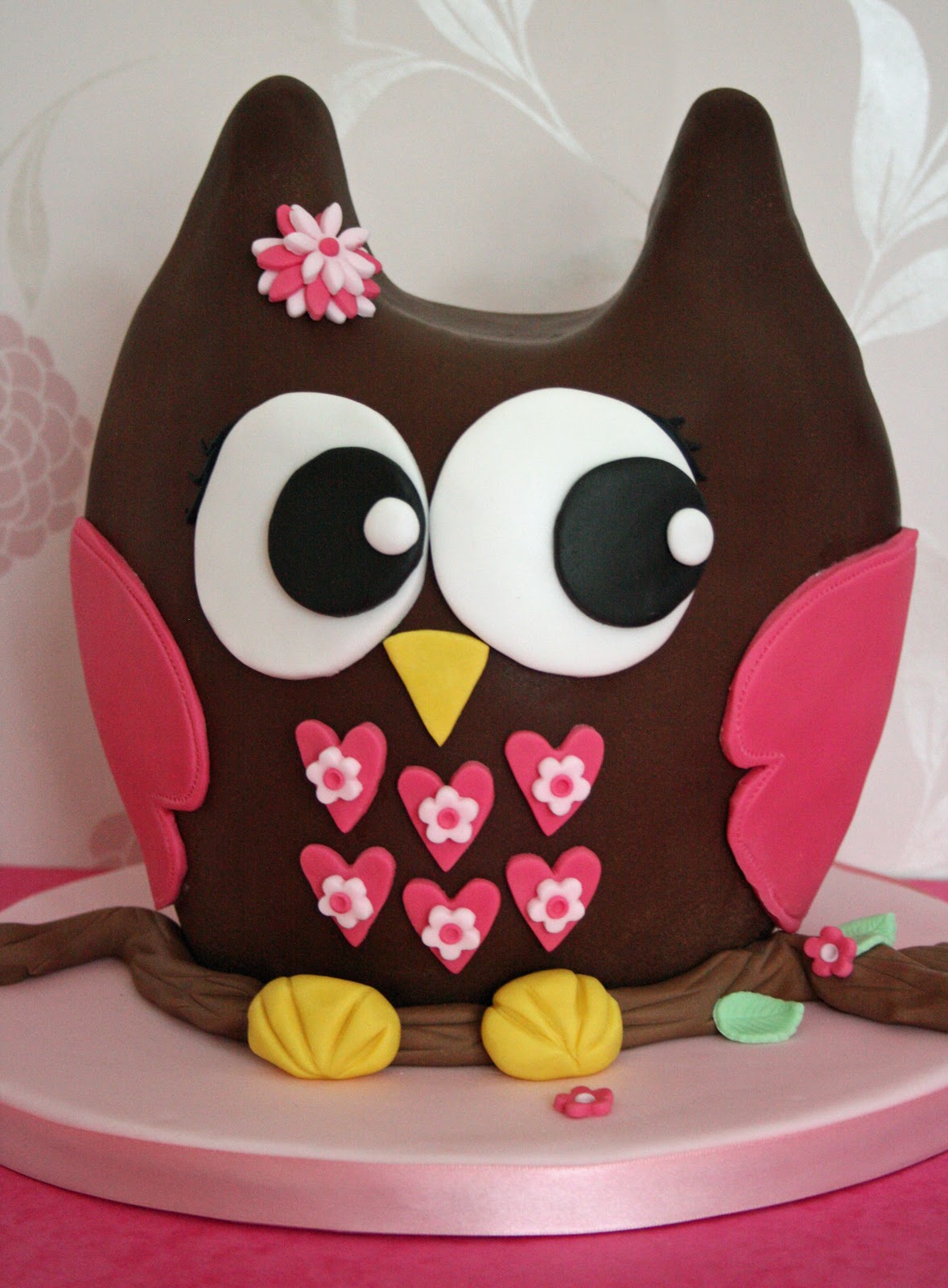 3D Owl Birthday Cakes for Girls