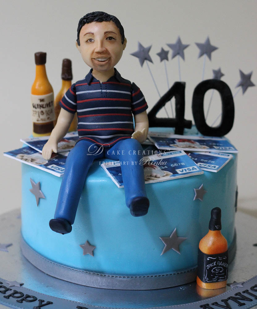 40th Birthday Man Cake