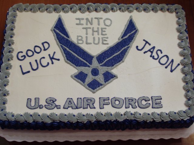 Air Force Graduation Cake