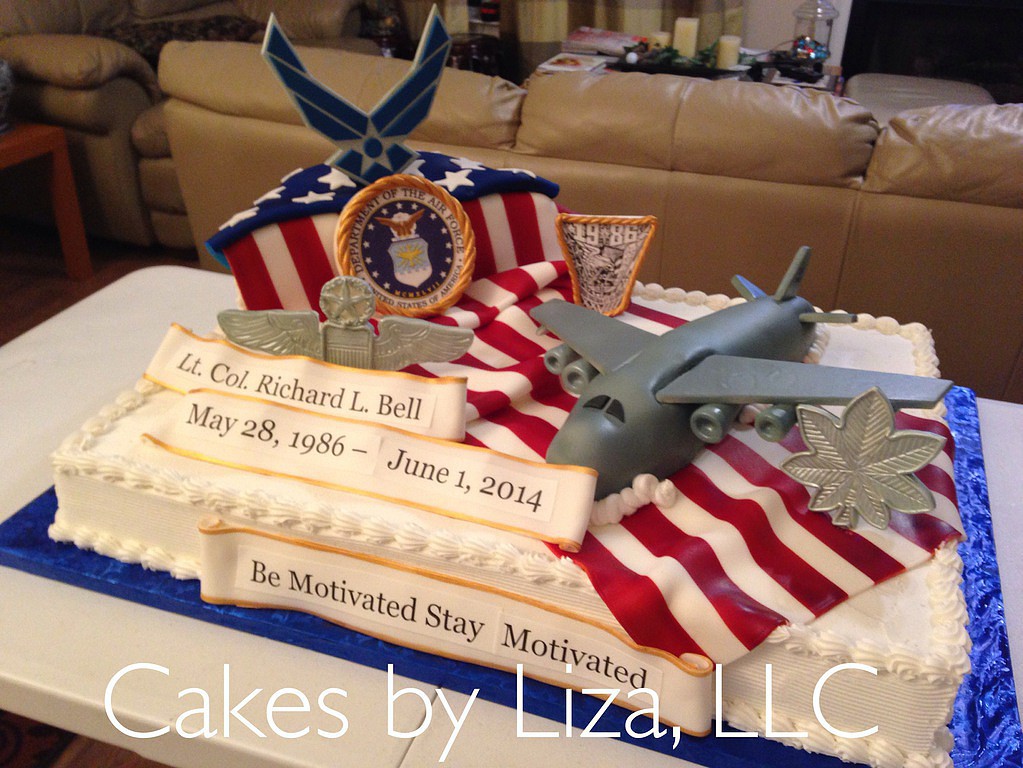 Air Force Retirement Cake