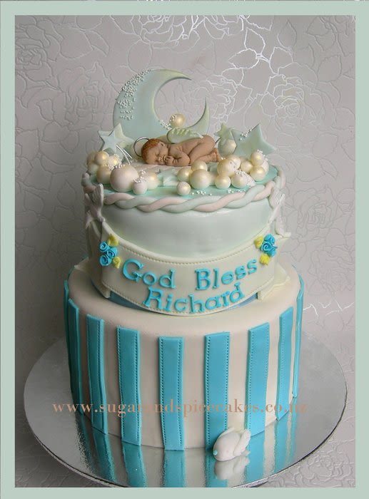 9 Photos of Angel Baptism Cakes For Boys