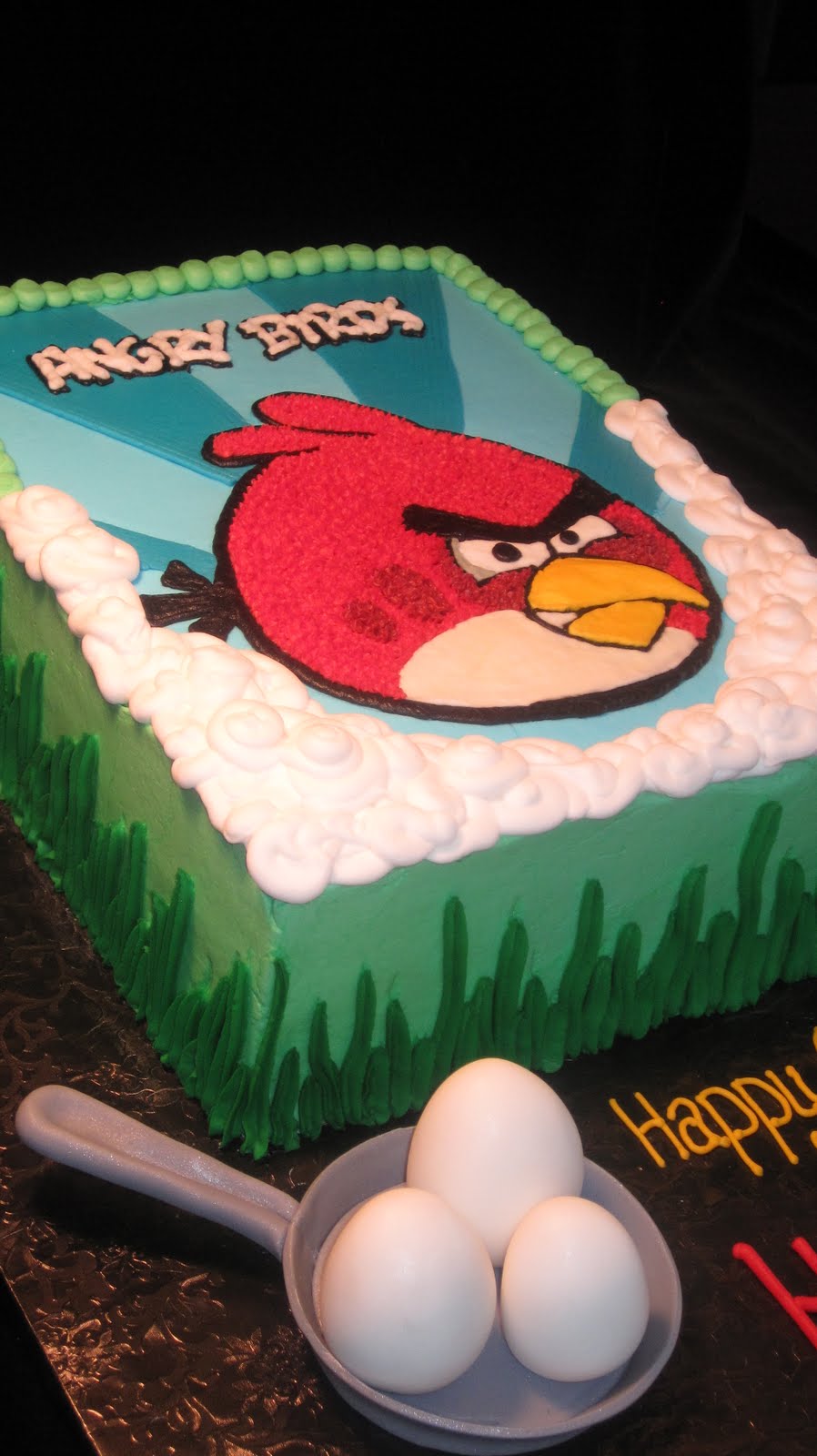 Angry Birds Birthday Cake