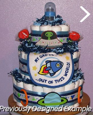 Baby Boy Diaper Cake