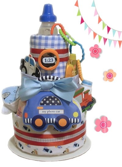 Baby Diaper Cake Truck