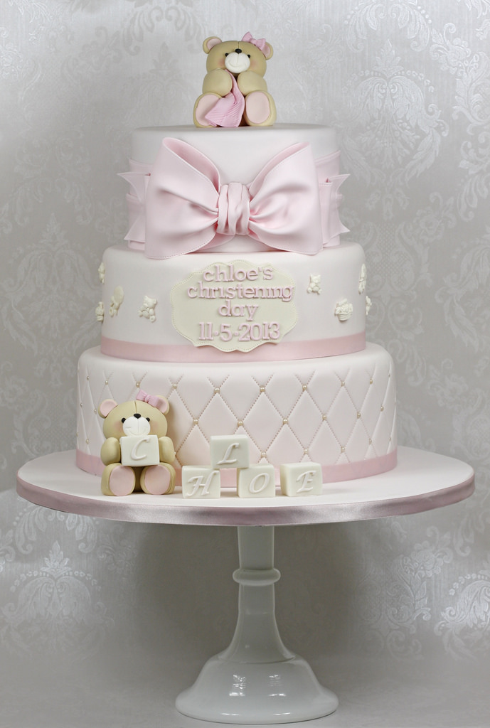 Baby Girl Christening Cake Ideas