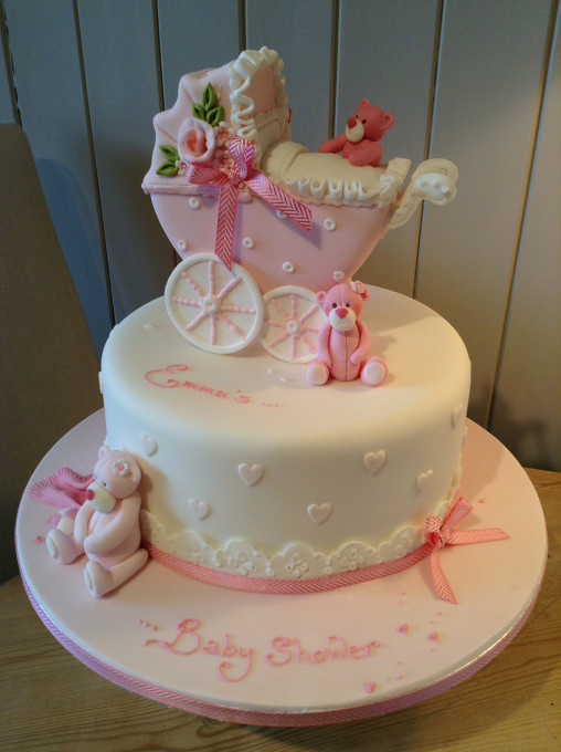 Baby Shower Stroller Cake