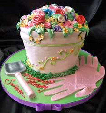 Birthday Cakes with Flowers Ideas