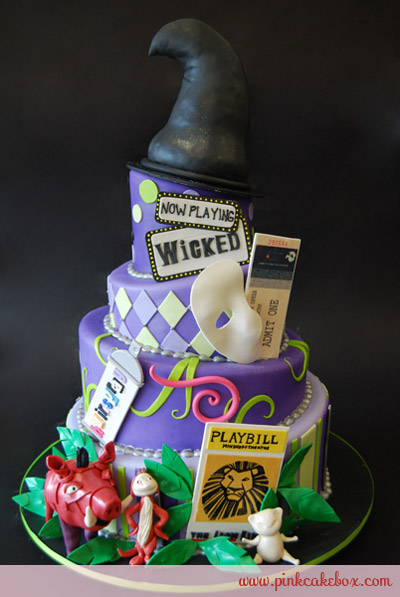 6 Photos of Musical Birthday Cakes Topsy Turvy