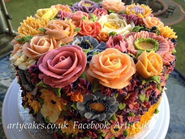 Buttercream Flower Cake