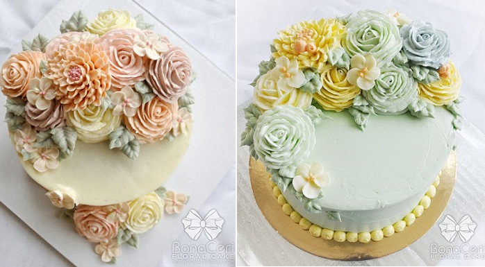 Buttercream Flower Cake