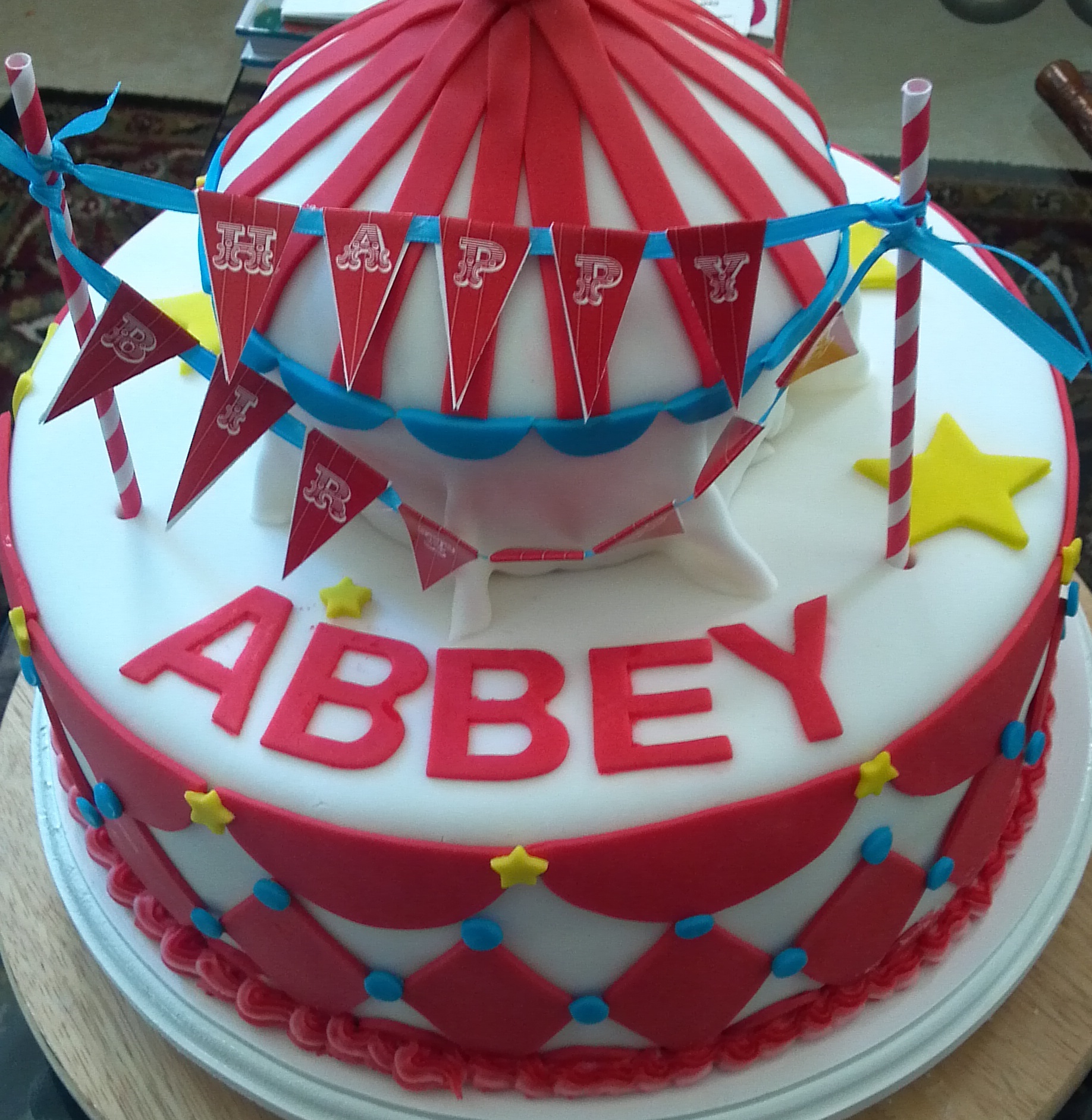 Carnival Circus Birthday Cake