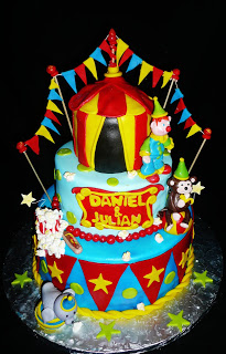 Carnival Circus Birthday Cake