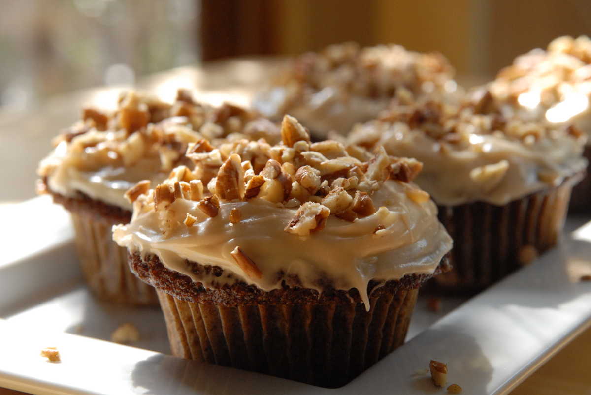 Carrot Cupcakes with Cream Cheese Frosting