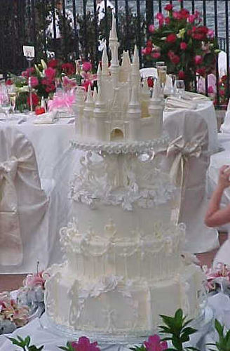 Cinderella Castle Wedding Cake