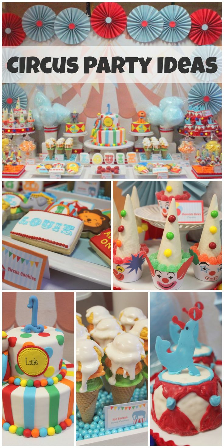 Circus 1st Birthday Party