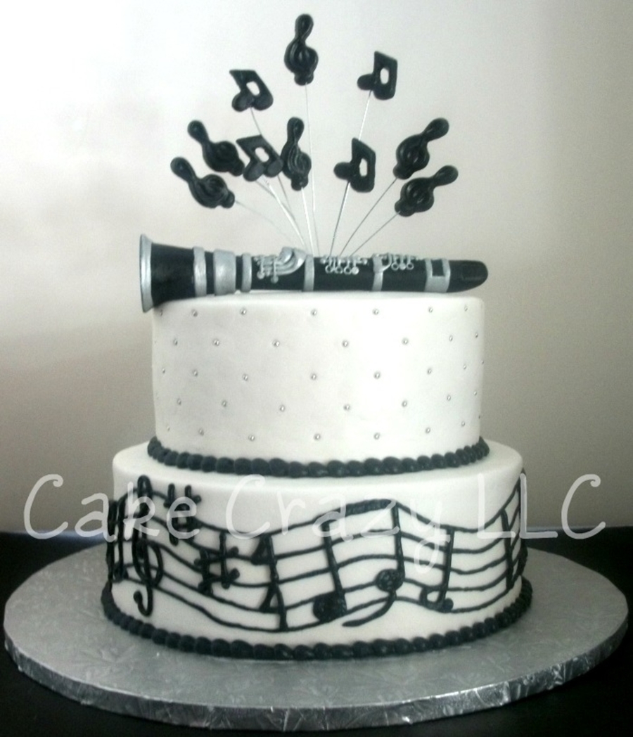 Clarinet Birthday Cake